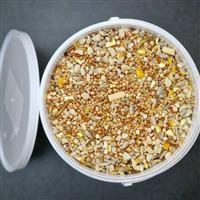 So much good stuff! The Ulimate Seed & Insect Blend for Wild Garden Birds - 1 litre Tub