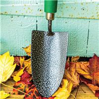 Green & Grey Carbon Steel Garden Hand Trowel