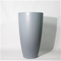 Grey Tall Egg Shape Planter