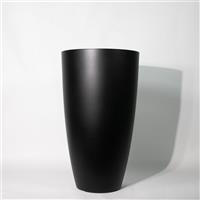 Black Tall Egg Shape Planter
