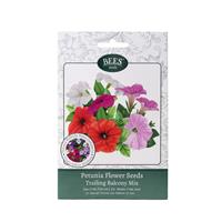 Trailing Balcony Mixture - Petunia Flower Seed Packet