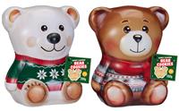 Money Bank Bear Tin filled with Honey Cookies