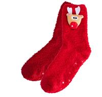 Reindeer Socks Gift House with Chocobombs and Marshmallows