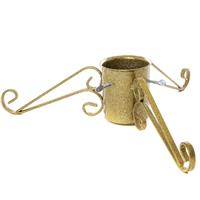Christmas Tree Stand - Oranate Heavy Duty GOLD Sparkly Stand - 5inch - HEAVY DUTY
