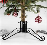 Traditional Christmas Tree Stand in Black - for trees up to 8ft tall