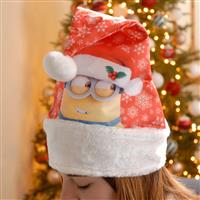 Christmas Decoration - Minion Christmas Santa Festive Hat