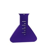Christmas Tree Decoration - Laser cut Purple Acrylic Beaker