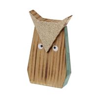 Christmas Decoration - Lasercut Wooden Owl - 15cm
