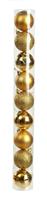 Christmas Tree Decorations - Gold bauble selection - Pack of 9