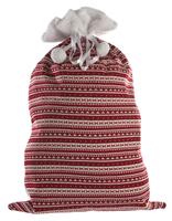 Scandi Patterned Christmas Present Sack