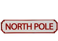 Christmas Home Decor - North Pole sign