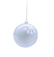 Christmas Tree Decorations - Snowflake Design Bauble