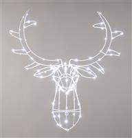 Christmas Home Decor - Twinkling Reindeer Head