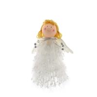 White Tree Top Angel - Christmas Tree Decoration