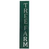 Wooden Green Christmas Tree Farm Sign - Christmas Decoration