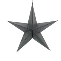 Hanging Dark Green Paper Star - Christmas Tree Decoration