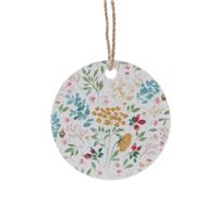 Multicoloured Leaves Disk - Christmas Tree Decoration