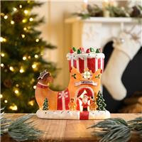 Ceramic Gingerbread Shoe - Christmas Decoration