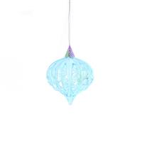 Christmas Decoration - Blue Iridescent Bauble