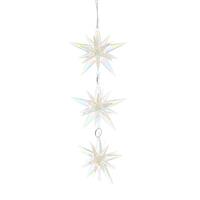 Christmas Tree Decoration - Iridescent Starburst Drop