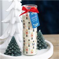 Nutcracker Print Festive Spice Tube Candle - Christmas Decoration