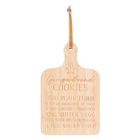 Gingerbread Cookies Bamboo Serving Board