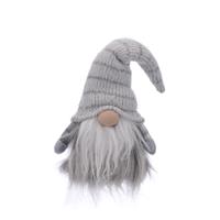 Grey Sitting Gonk with Grey Hat - Christmas Decoration