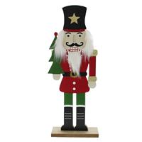 Wooden Red Nutcracker - Christmas Decoration