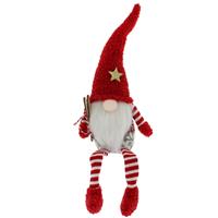 Dangly Legs Fabric Red Gonk - Christmas Decoration