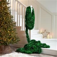 Christmas Tree Decoration - Super Long Green Tinsel