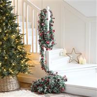 Christmas Tree Decoration - Extra Long Tricolour Tinsel - 10m