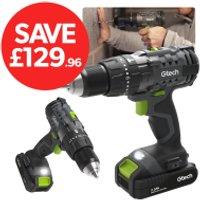 Gtech Combi Drill & Flood Light Bundle (Grey)