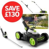 Gtech Hedge Trimmer HT50 & Small Lawnmower SLM50 Body Bundle