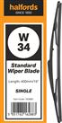 Halfords W34 Wiper Blade - Single