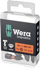 Wera Tools 851/1 Imp Dc Bit Ph2X25Mm 10Pcs