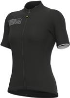 Colour Block Pragma Womens Short Sleeved Jersey, Black, L