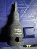 HALFORDS ADVANCED H6 1/2 Drive Impact Hex Key Socket CR-MO