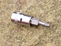 HALFORDS ADVANCED 3mm HEX / ALLEN SOCKET, 1/4" DRIVE, NEW.