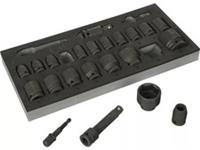 Empty Halfords Advanced 22 Piece 1/2" Impact Socket Set Modular Foam Tray EMPTY