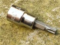 HALFORDS ADVANCED T30 SECURITY TORX SOCKET, 3/8" DRIVE, NEW.