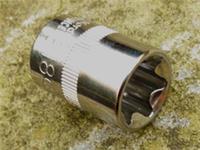 HALFORDS ADVANCED E18 FEMALE TORX SOCKET, 3/8" DRIVE, NEW