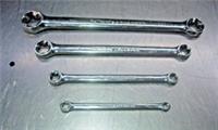 4 Pcs Halfords Advanced Double End Ring Spanner E Torx / Star Set E6 - E24,