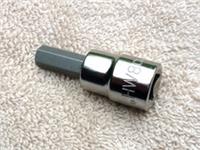 HALFORDS ADVANCED 8mm HEX / ALLEN SOCKET, 3/8" DRIVE, NEW.