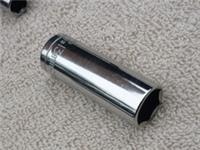 HALFORDS ADVANCED 13mm DEEP SOCKET, 1/4" DRIVE, 6 POINT, NEW.