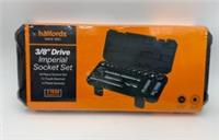 Halfords Quality 3/8" drive Imperial 18 piece socket set NEW & SEALED