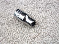HALFORDS ADVANCED 6mm SHALLOW SOCKET, 1/4" DRIVE, 6 POINT, NEW.