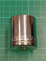 New Halfords Advanced 30mm 1/2" Drive, 6 Point, CR-V Socket