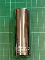 New Halfords Advanced 22mm 1/2" Drive, 6 Point, CR-V Deep Socket