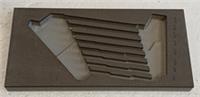 New Empty Halfords Advanced, 8 Piece Offset Spanner Set, Modular Foam Tray