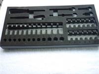 HALFORDS ADVANCED EMPTY 44PC 1/4" DRIVE SOCKET SET FOAM CASE, NEW.